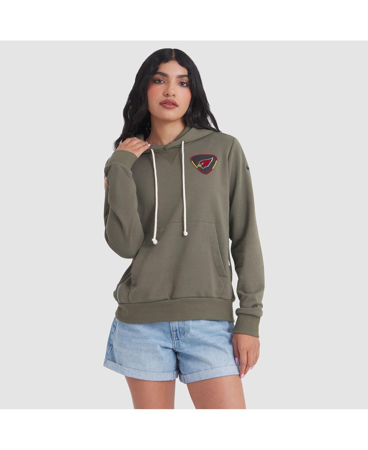 Nike Women’s Olive Arizona Cardinals 2025 Salute to Service Sideline Standard Issue Dri-fit Hoodie – Olive