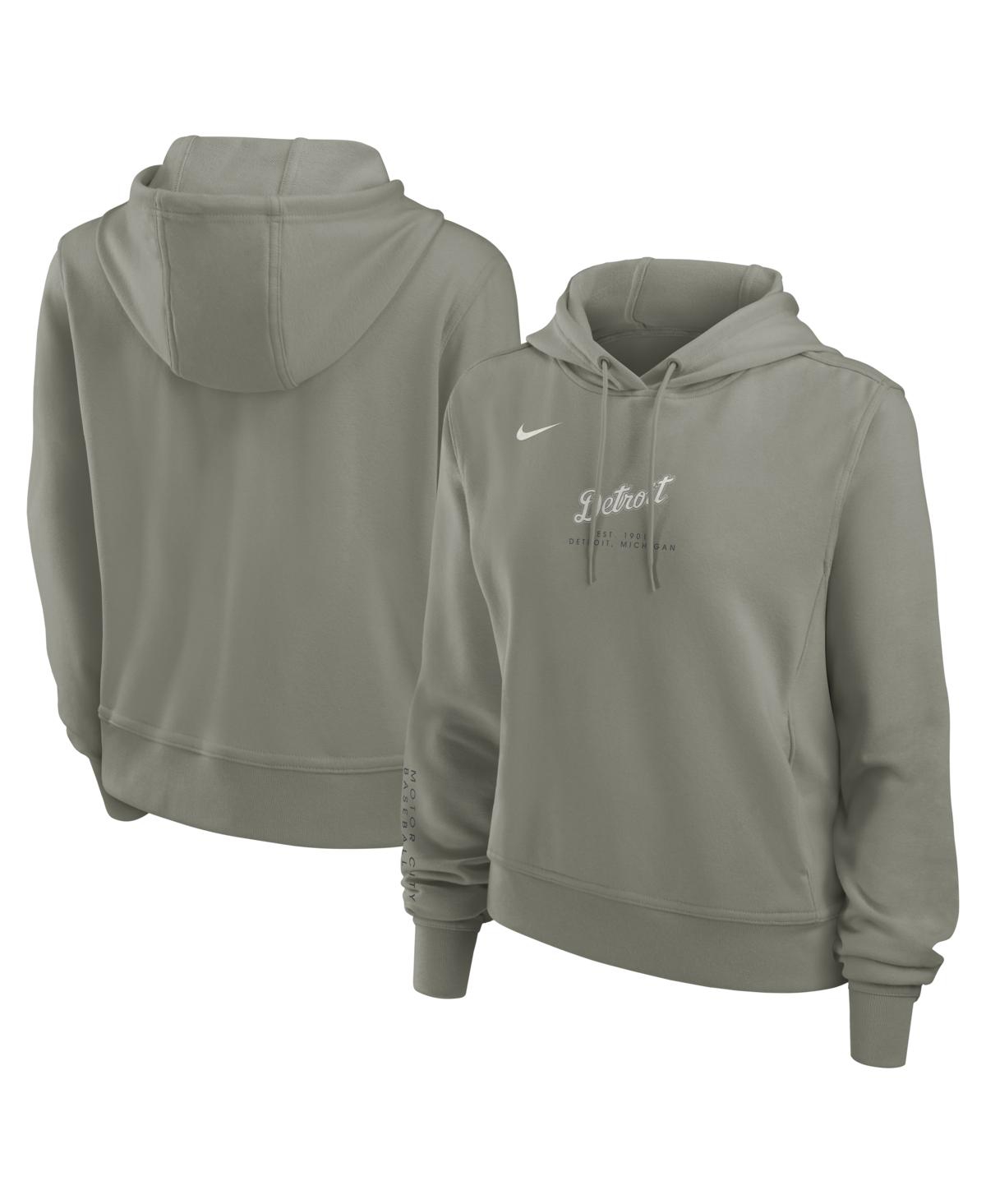 Nike Women’s Olive Detroit Tigers One Tri-Blend Dri-fit Hoodie – Olive