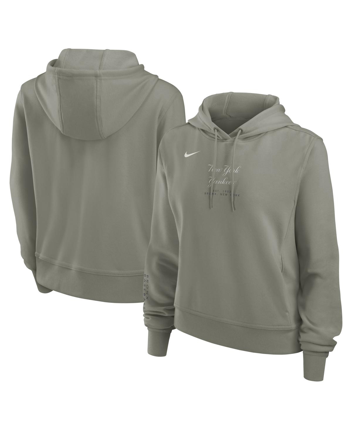 Nike Women’s Olive New York Yankees One Tri-Blend Dri-fit Hoodie – Olive Nike Women’s Olive New York Yankees One Tri-Blend Dri-fit Hoodie – Olive