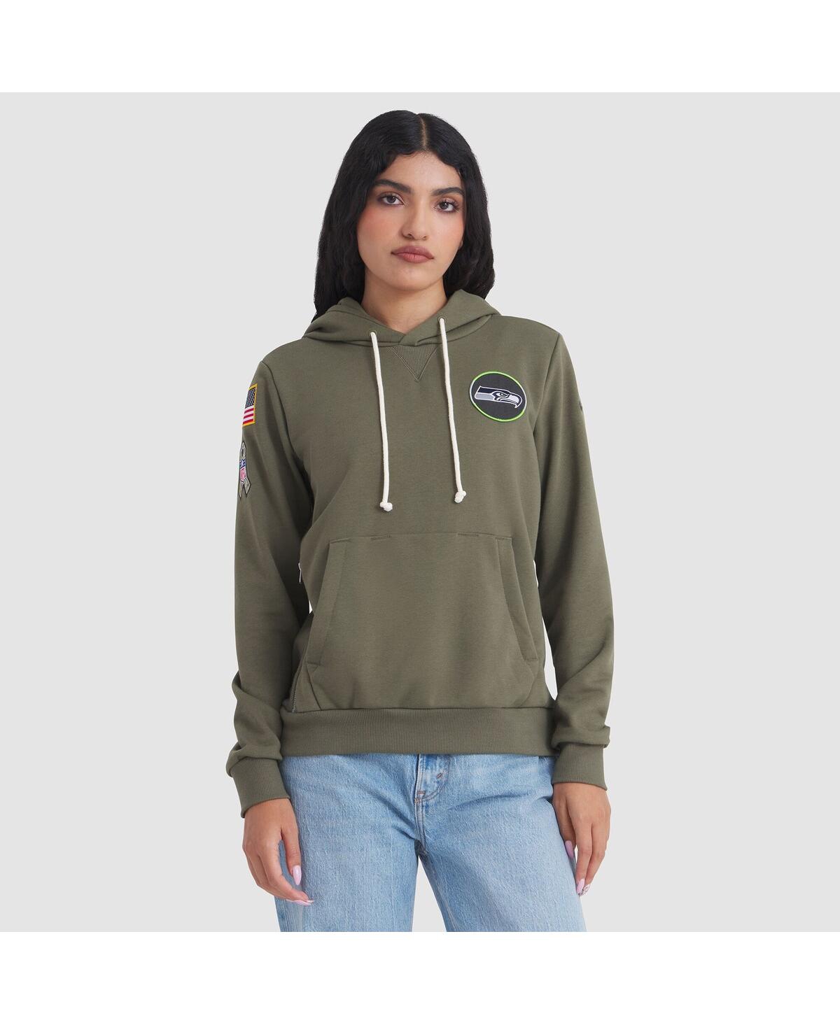 Nike Women’s Olive Seattle Seahawks 2025 Salute to Service Sideline Standard Issue Dri-fit Hoodie – Olive Nike Women’s Olive Seattle Seahawks 2025 Salute to Service Sideline Standard Issue Dri-fit Hoodie – Olive