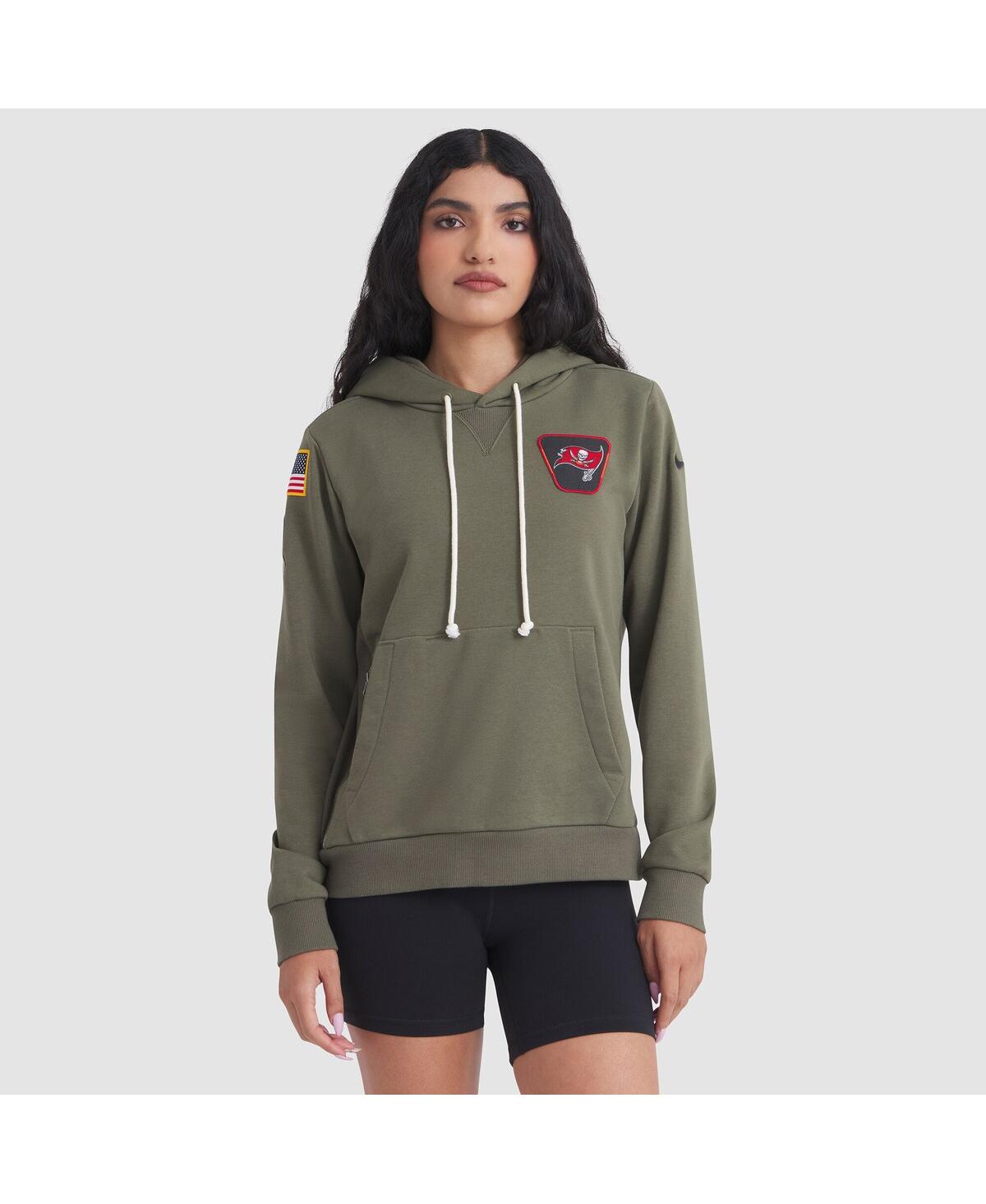Nike Women’s Olive Tampa Bay Buccaneers 2025 Salute to Service Sideline Standard Issue Dri-fit Hoodie – Olive Nike Women’s Olive Tampa Bay Buccaneers 2025 Salute to Service Sideline Standard Issue Dri-fit Hoodie – Olive