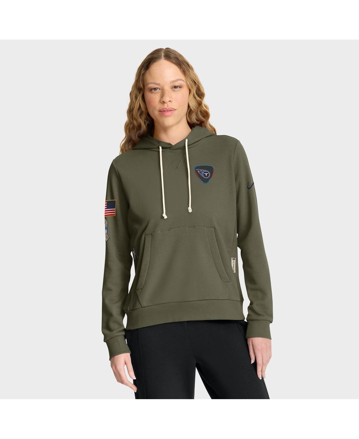 Nike Women’s Olive Tennessee Titans 2025 Salute to Service Sideline Standard Issue Dri-fit Hoodie – Olive Nike Women’s Olive Tennessee Titans 2025 Salute to Service Sideline Standard Issue Dri-fit Hoodie – Olive