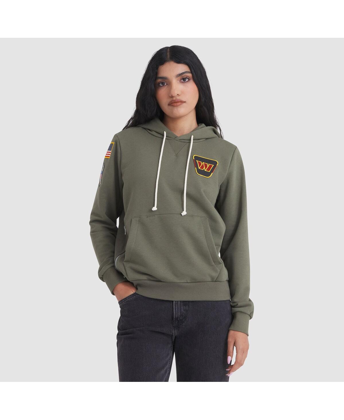 Nike Women’s Olive Washington Commanders 2025 Salute to Service Sideline Standard Issue Dri-fit Hoodie – Olive Nike Women’s Olive Washington Commanders 2025 Salute to Service Sideline Standard Issue Dri-fit Hoodie – Olive