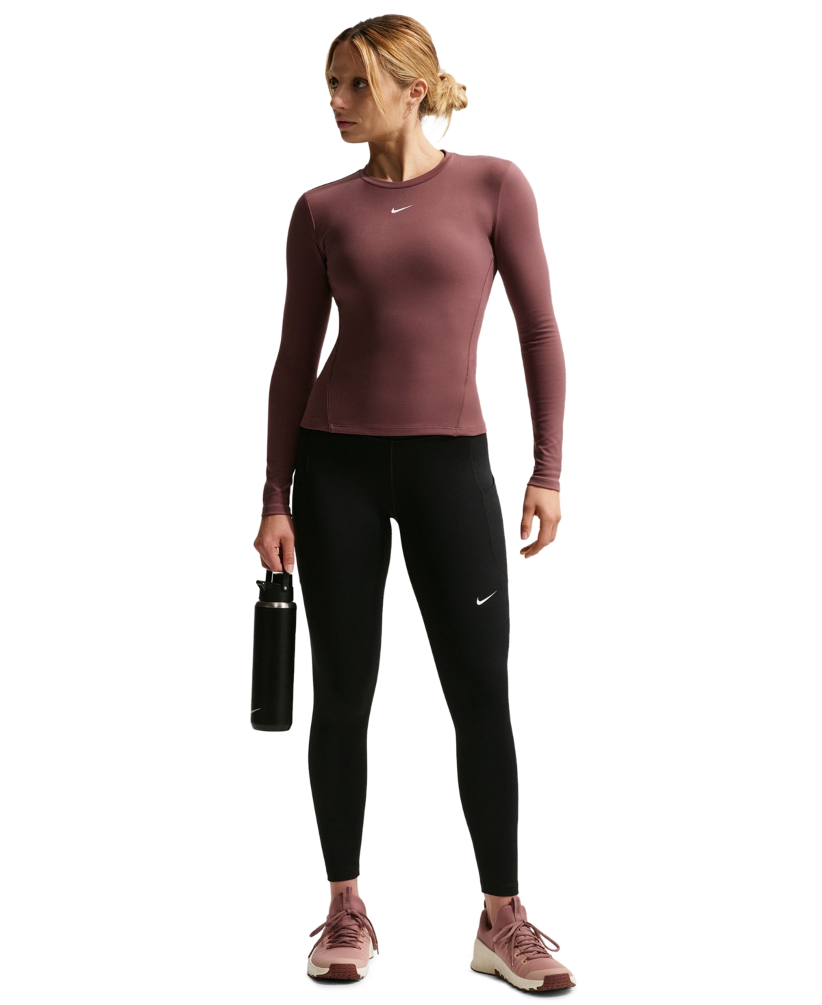 Nike Women’s One High-Waist 7/8-Leggings – Black/White Nike Women’s One High-Waist 7/8-Leggings – Black/White