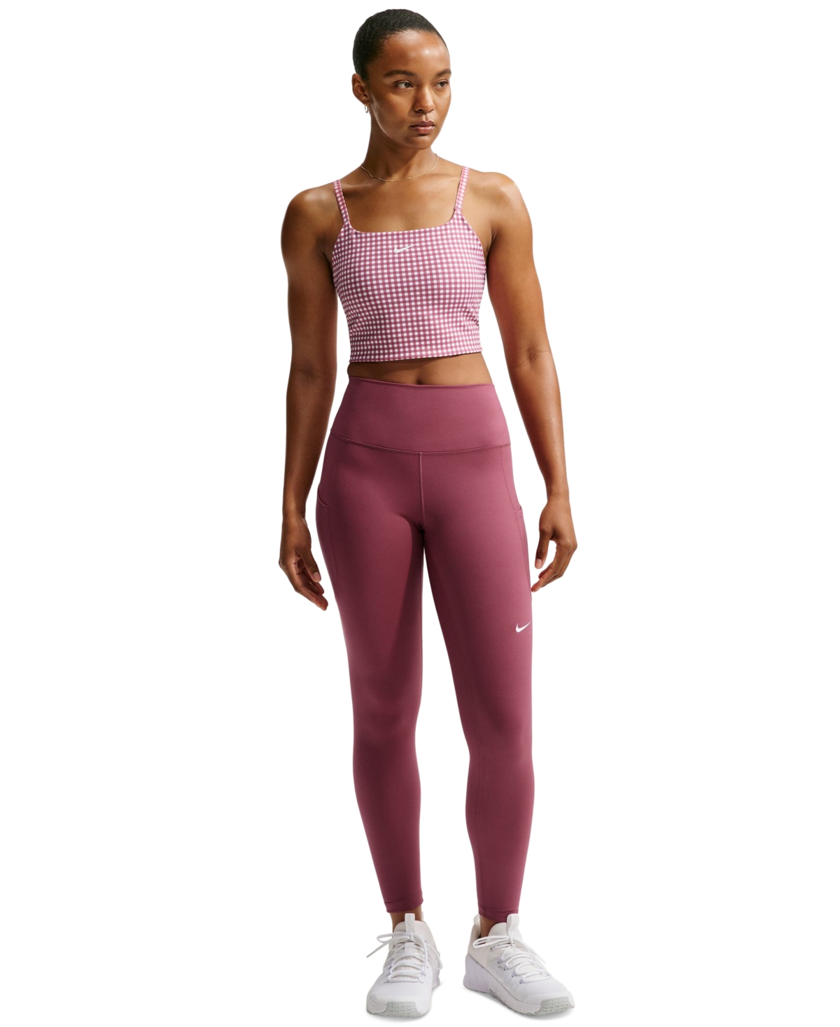 Nike Women’s One High-Waist 7/8-Leggings – Pink Smoke/white Nike Women’s One High-Waist 7/8-Leggings – Pink Smoke/white
