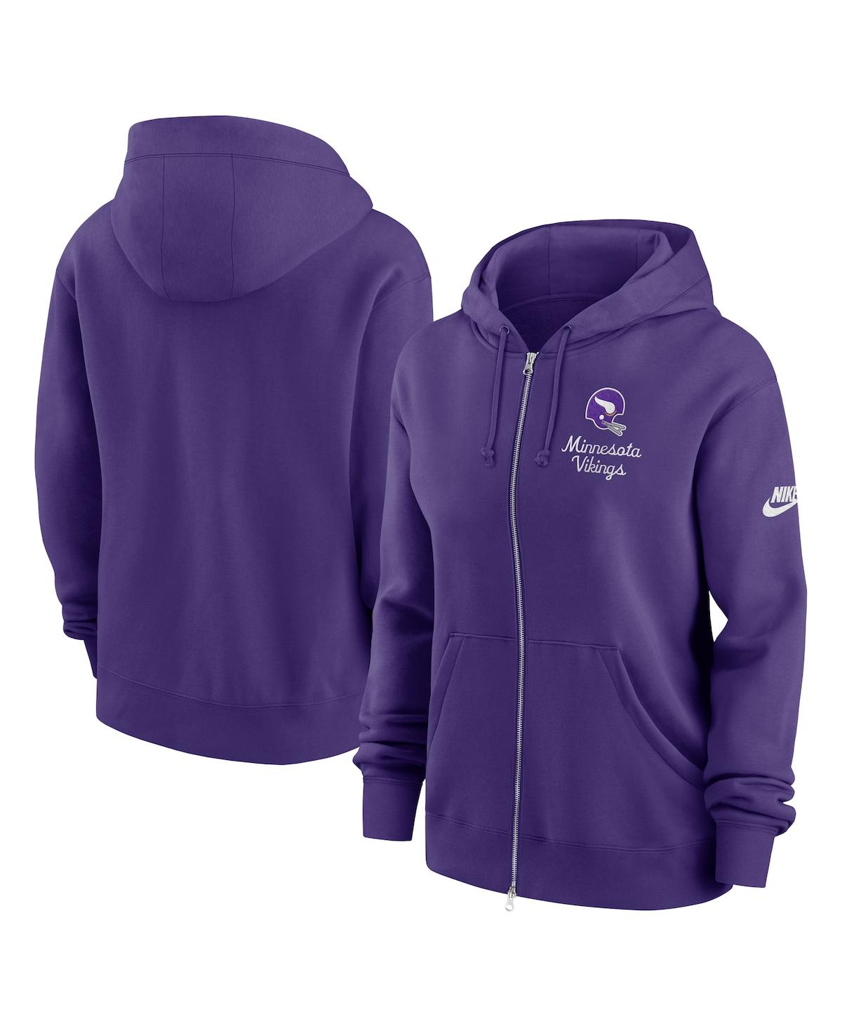 Nike Women’s Purple Minnesota Vikings Phoenix Rewind Full-Zip Hoodie – Purple Nike Women’s Purple Minnesota Vikings Phoenix Rewind Full-Zip Hoodie – Purple