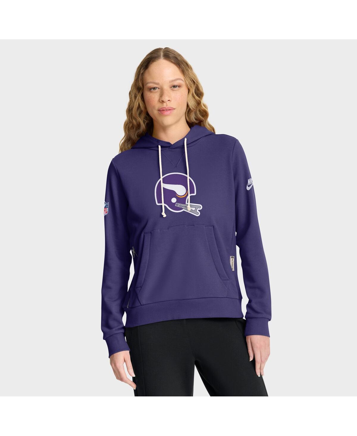 Nike Women’s Purple Minnesota Vikings Sideline Standard Issue ThrowbackÂ Dri-fit Hoodie – Purple