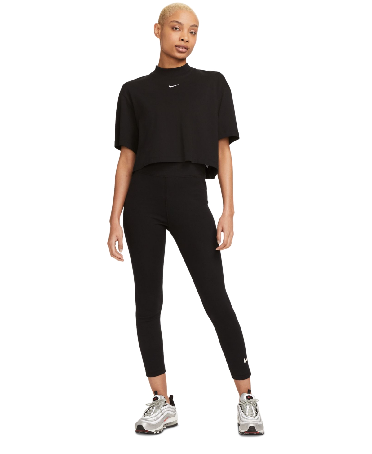 Nike Women’s Sportswear Classic High-Waisted 7/8 Leggings – Black Nike Women’s Sportswear Classic High-Waisted 7/8 Leggings – Black