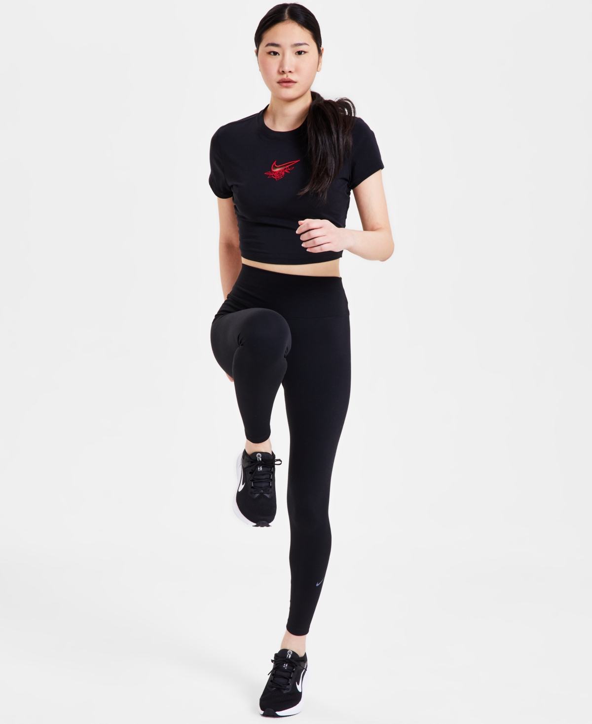 Nike Women’s Sportswear Classic High-Waisted 7/8 Leggings – Black
