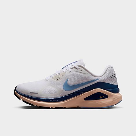 Nike Women’s Structure 26 Running Shoes in White/Mystic Navy/Sundial Size: 5.0