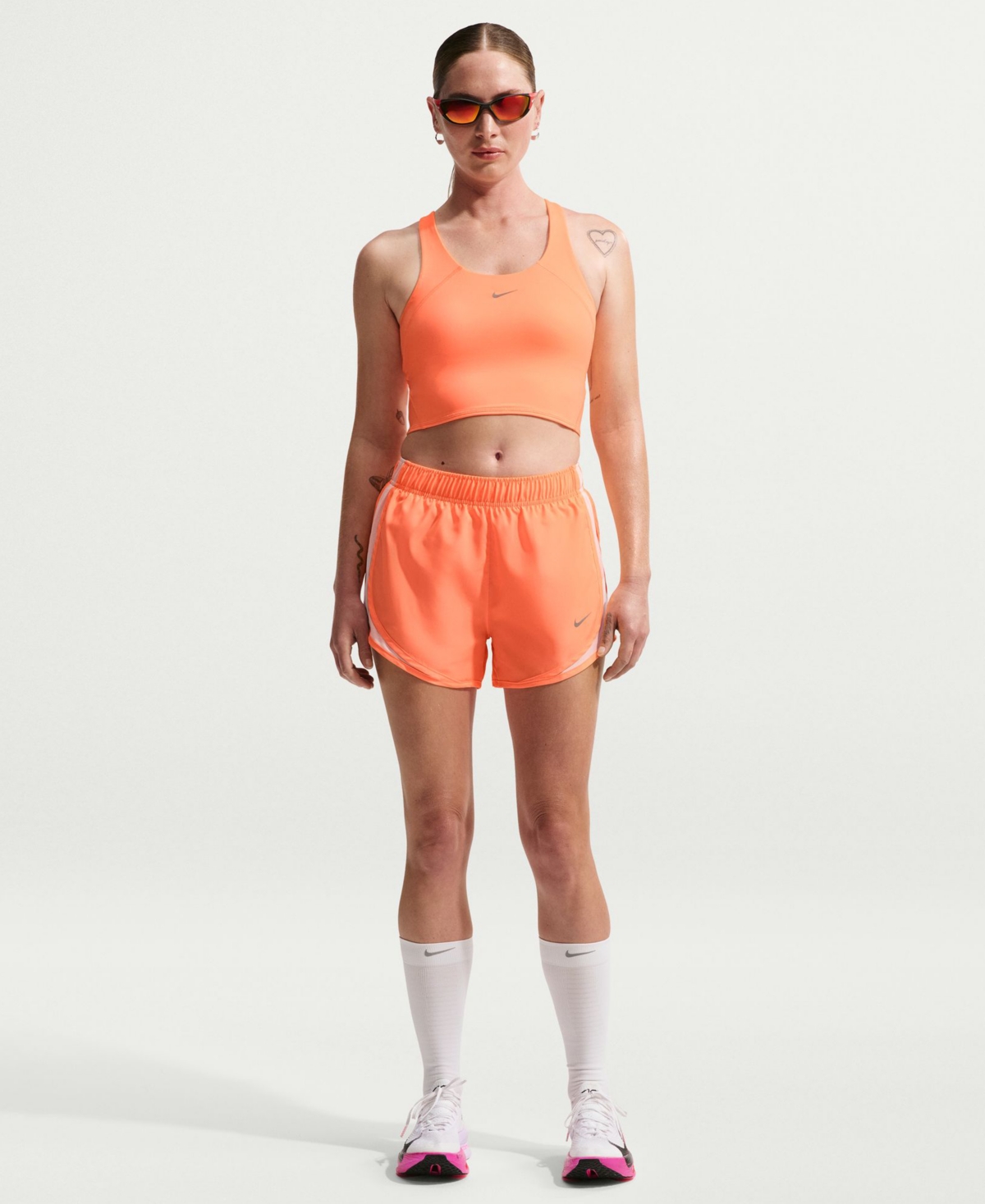Nike Women’s Tempo Dri-fit Mid Rise Running Shorts – Orange Pulse/arctic Orange Nike Women’s Tempo Dri-fit Mid Rise Running Shorts – Orange Pulse/arctic Orange