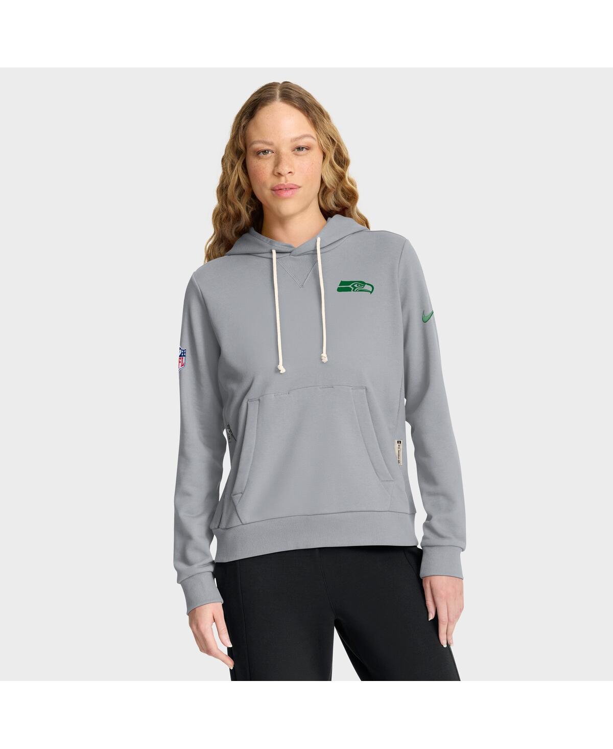 Nike Women’s Wolf Gray Seattle Seahawks 2025 Rivalries Collection Standard Issue Sideline Dri-fit Hoodie – Gray Nike Women’s Wolf Gray Seattle Seahawks 2025 Rivalries Collection Standard Issue Sideline Dri-fit Hoodie – Gray