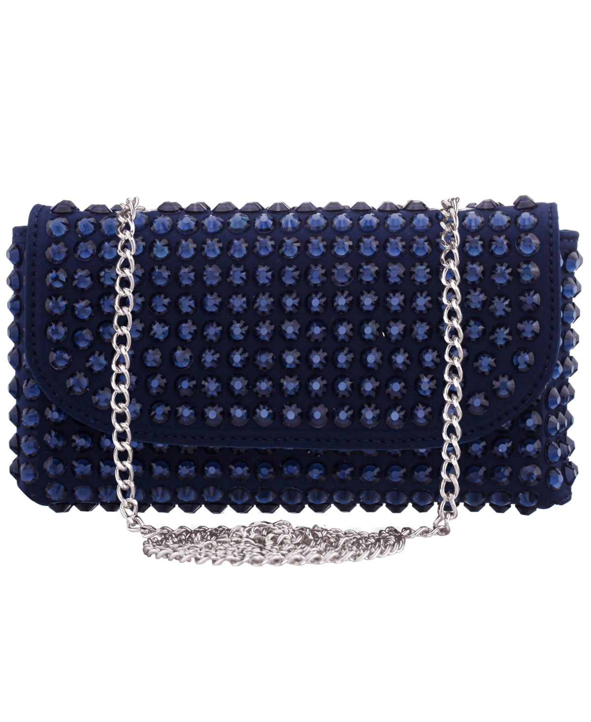 Nina Bixby Crystal Trim Mini Crossbody Handbag – Navy Nina Bixby Crystal Trim Mini Crossbody Handbag – Navy