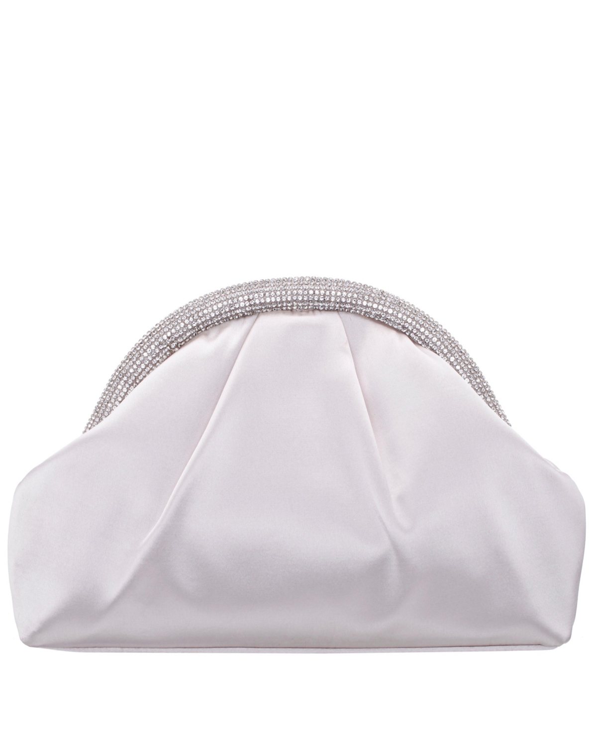 Nina Crystal Trim Frame Magnetic Clutch – Ivory Nina Crystal Trim Frame Magnetic Clutch – Ivory