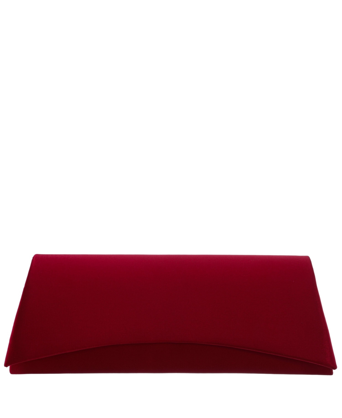 Nina Curved Flap Slim Magnetic Clutch – Red Rouge Nina Curved Flap Slim Magnetic Clutch – Red Rouge