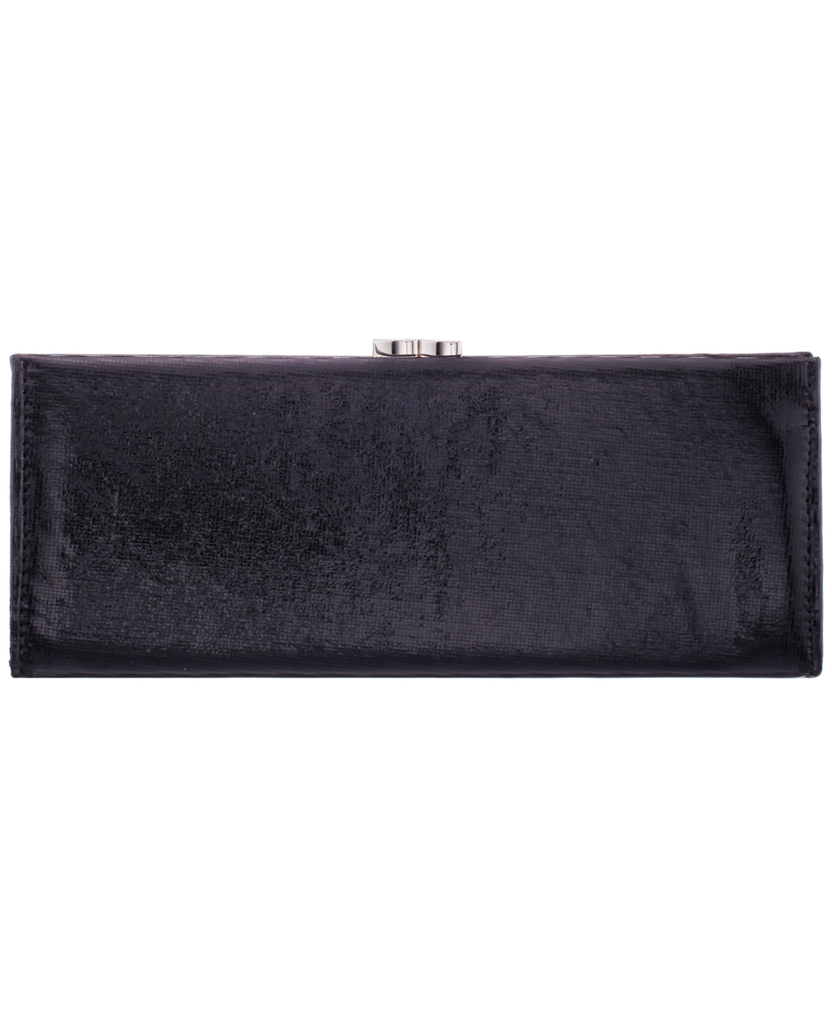 Nina Long Frame Small Clutch Handbag – Black