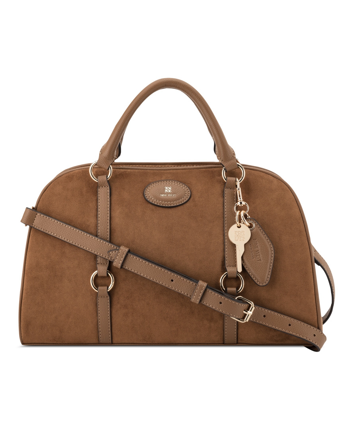 Nine West Cobel Medium Satchel Handbag – Toffee Nine West Cobel Medium Satchel Handbag – Toffee