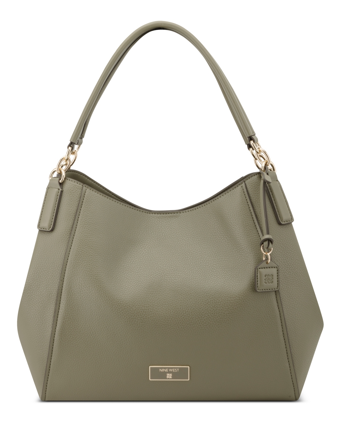 Nine West Deacon Triple Compartment Large Shoulder Bag – Loden