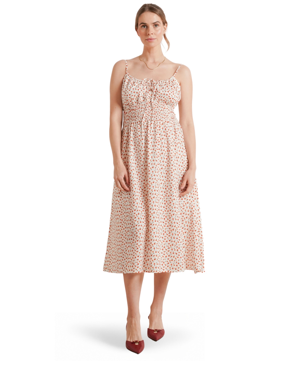 Nom Maternity Women’s Roma Maternity & Nursing Dress – Red Poppy Floral Nom Maternity Women’s Roma Maternity & Nursing Dress – Red Poppy Floral