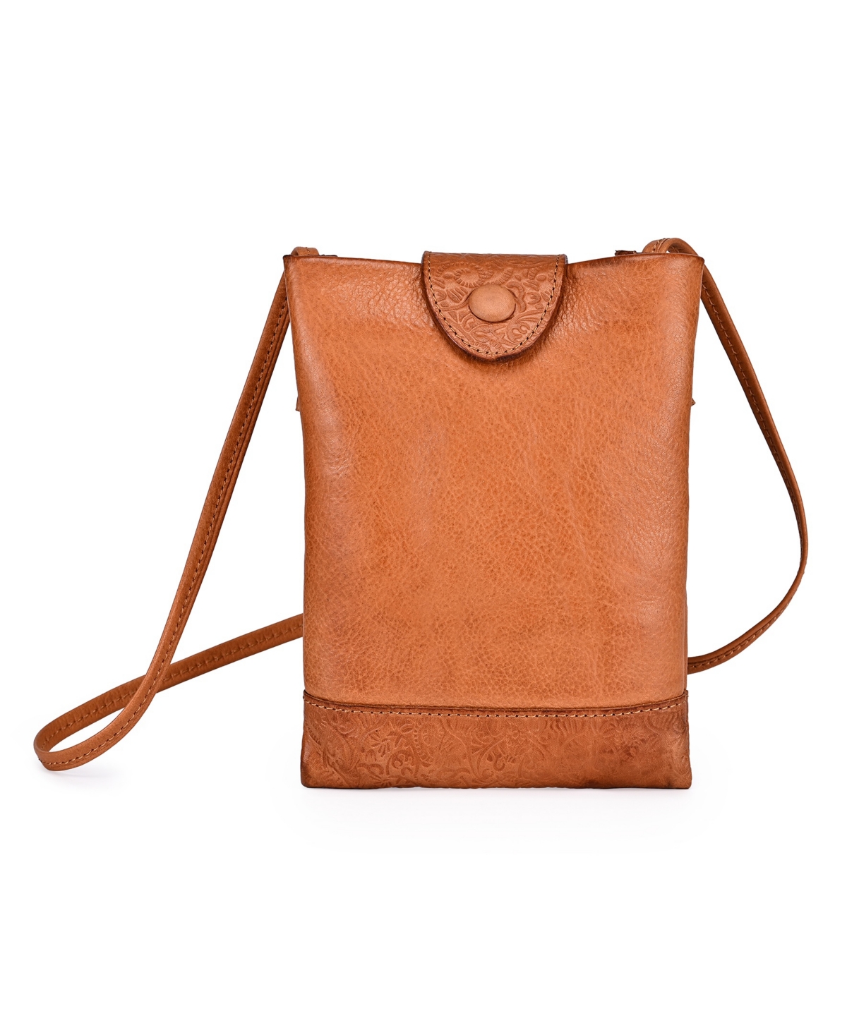 Old Trend Lily Mini Crossbody Bag – Cognac Brown