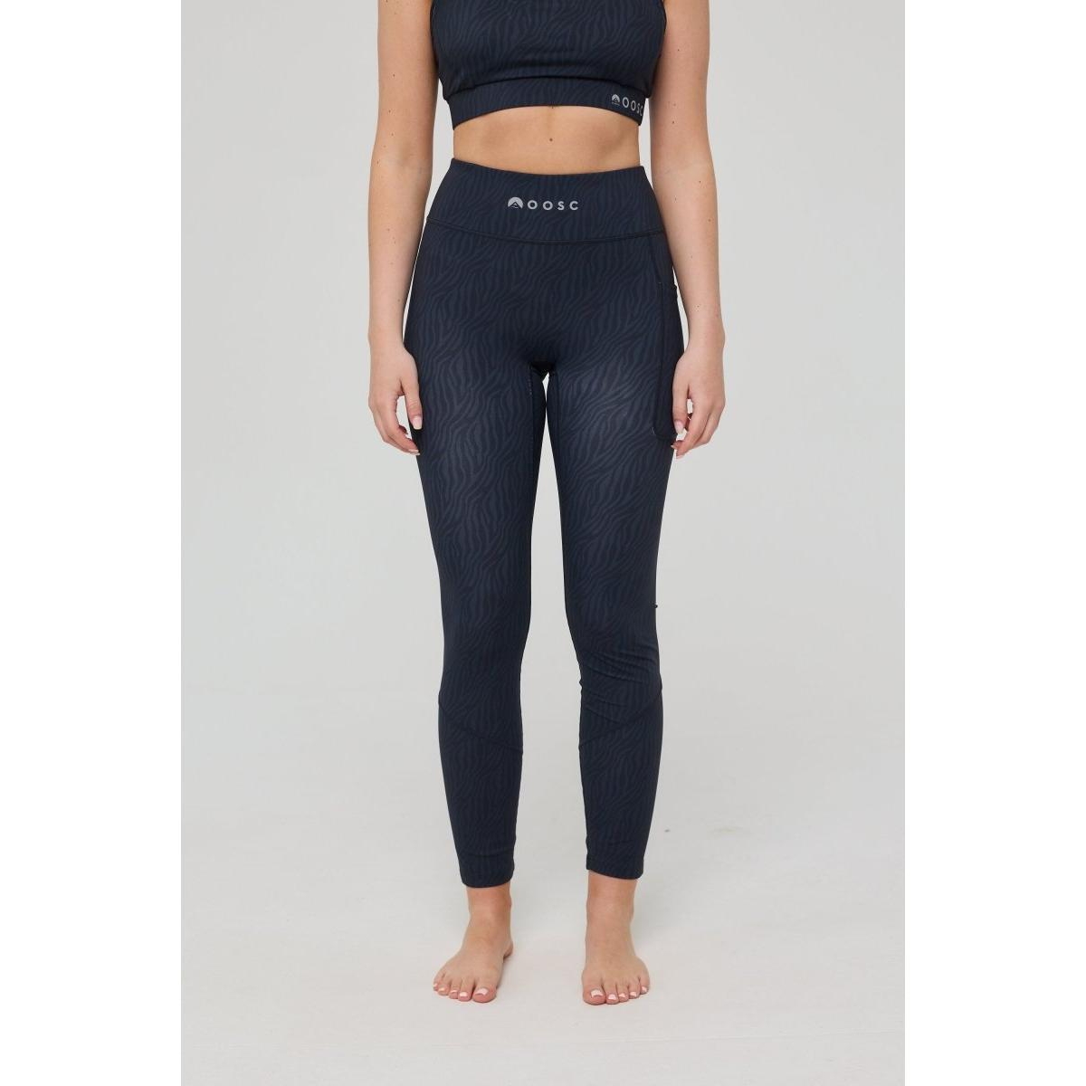 Oosc Women’s Infinite High Waisted Leggings – Black Tiger – Black tiger Oosc Women’s Infinite High Waisted Leggings – Black Tiger – Black tiger