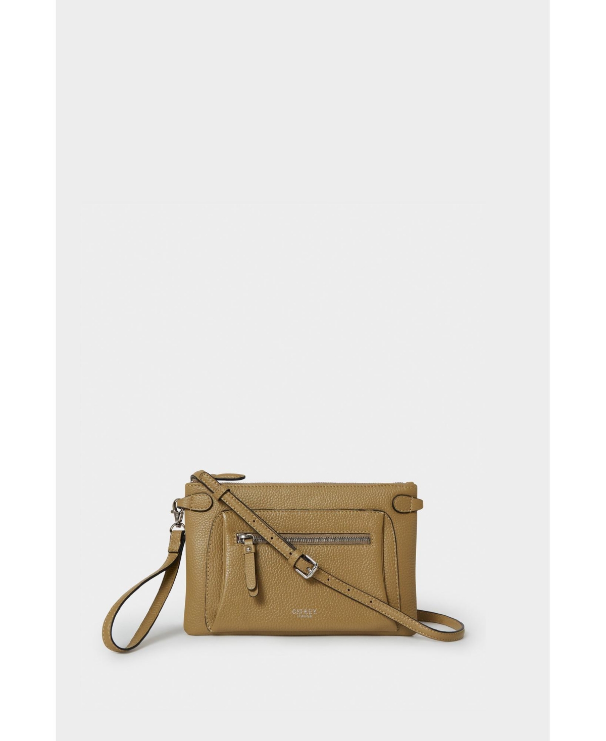 Osprey London Women’s The Ruby Leather Crossbody Bag – Olive Osprey London Women’s The Ruby Leather Crossbody Bag – Olive