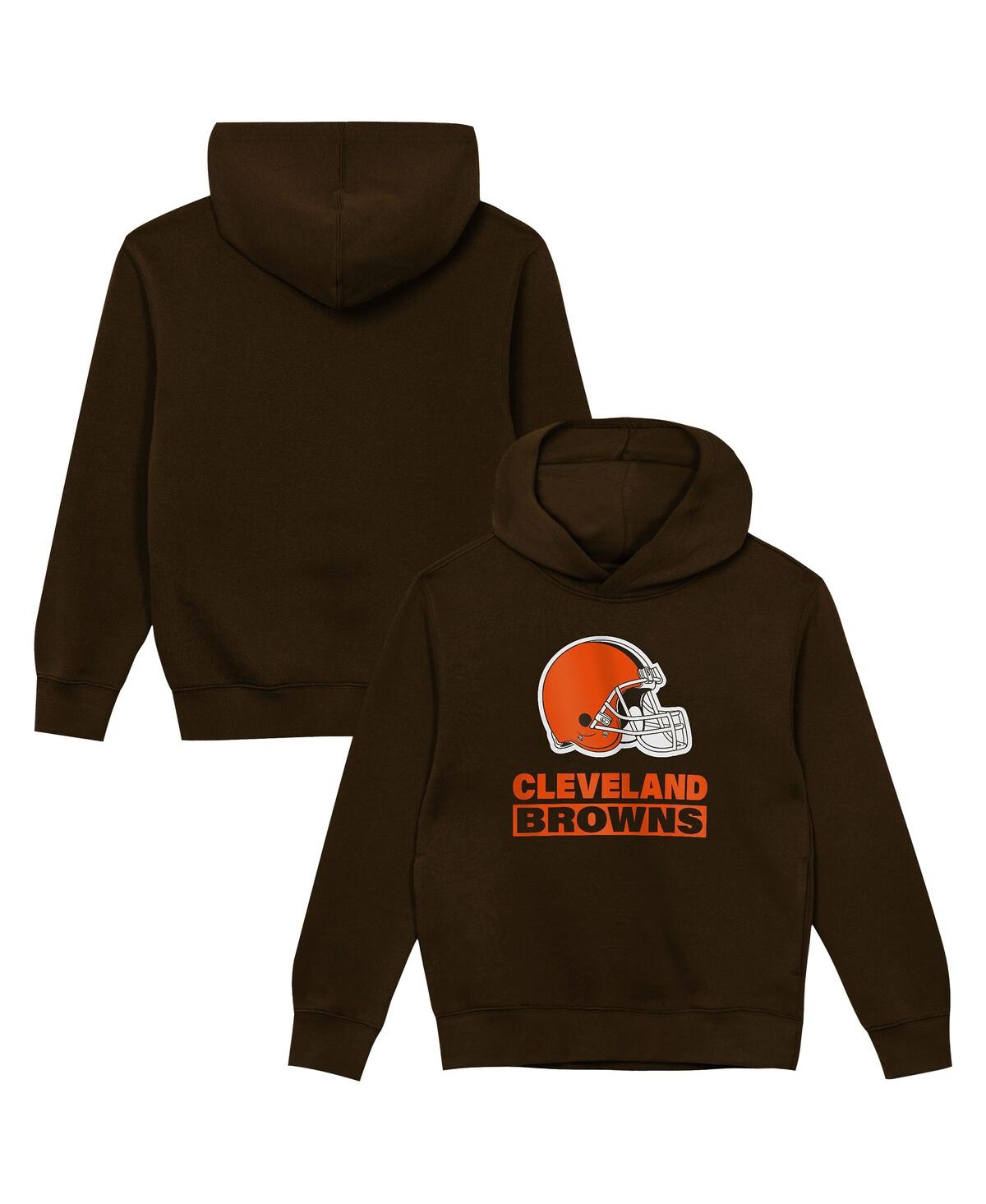 Outerstuff Preschool Brown Cleveland Browns Back to Basics Hoodie – Brown Outerstuff Preschool Brown Cleveland Browns Back to Basics Hoodie – Brown
