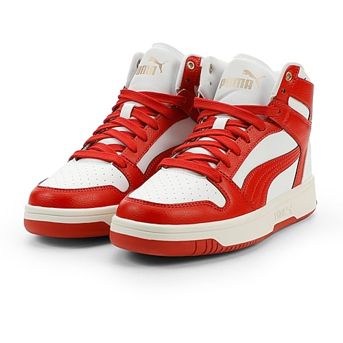 PUMA Rebound Layup Rcl Womens Basketball Shoes, 6 Medium, White