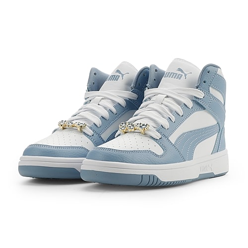 PUMA Rebound Layup Womens Basketball Shoes, 6 1/2 Medium, White PUMA Rebound Layup Womens Basketball Shoes, 6 1/2 Medium, White