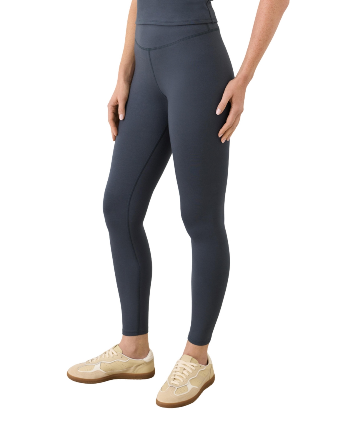 Pact Women’s Cotton On the Go-To Legging – Steel blue