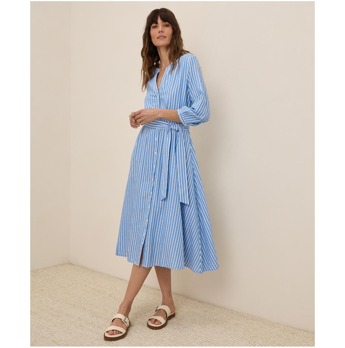 Pact Women’s Organic Cotton Sunset Lightweight Cotton Easy Dress – Blue bondi stripe Pact Women’s Organic Cotton Sunset Lightweight Cotton Easy Dress – Blue bondi stripe