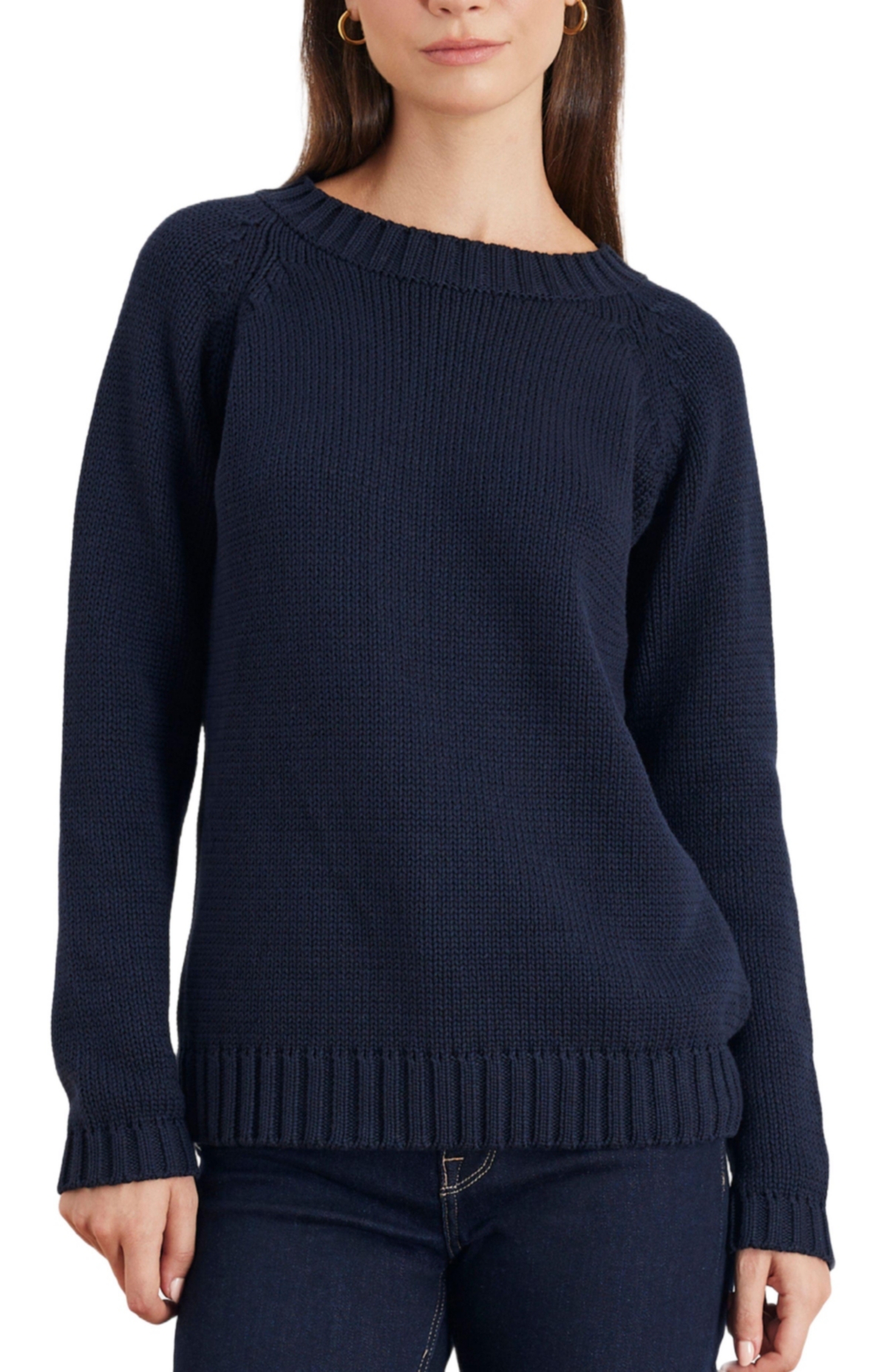 Paneros Clothing Women’s Aspen Crewneck – Midnight navy Paneros Clothing Women’s Aspen Crewneck – Midnight navy