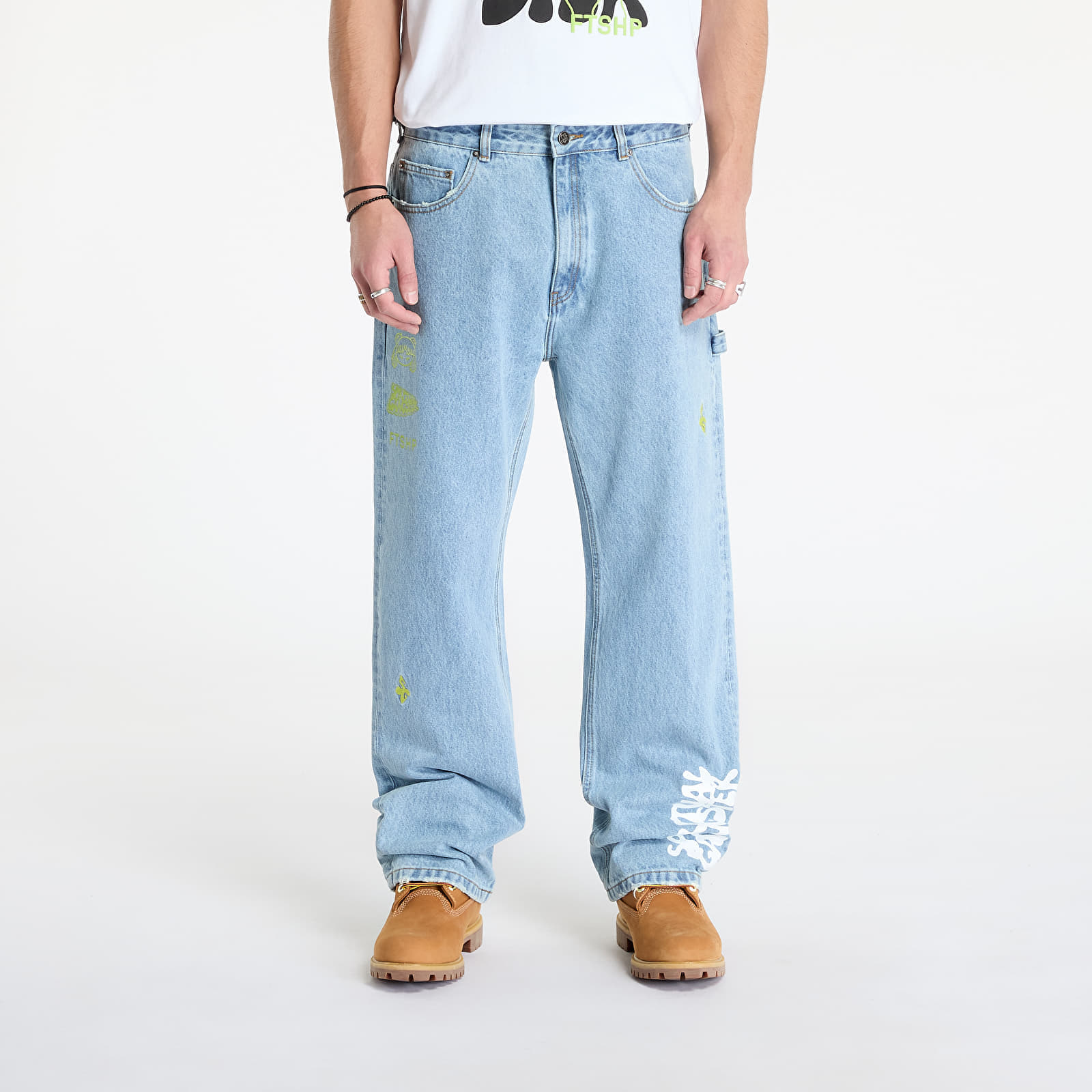 Pants FTSHP x Spiritual Gangster Denim Pants UNISEX Blue 28 Pants FTSHP x Spiritual Gangster Denim Pants UNISEX Blue 28