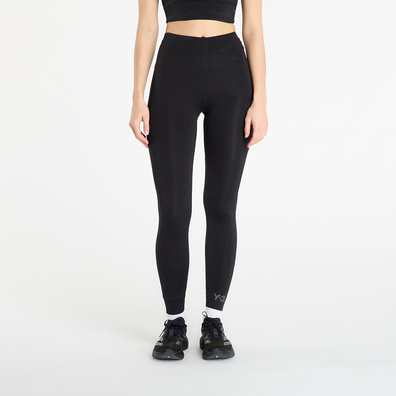 Pants Y-3 W Run Leggings Black M Pants Y-3 W Run Leggings Black M