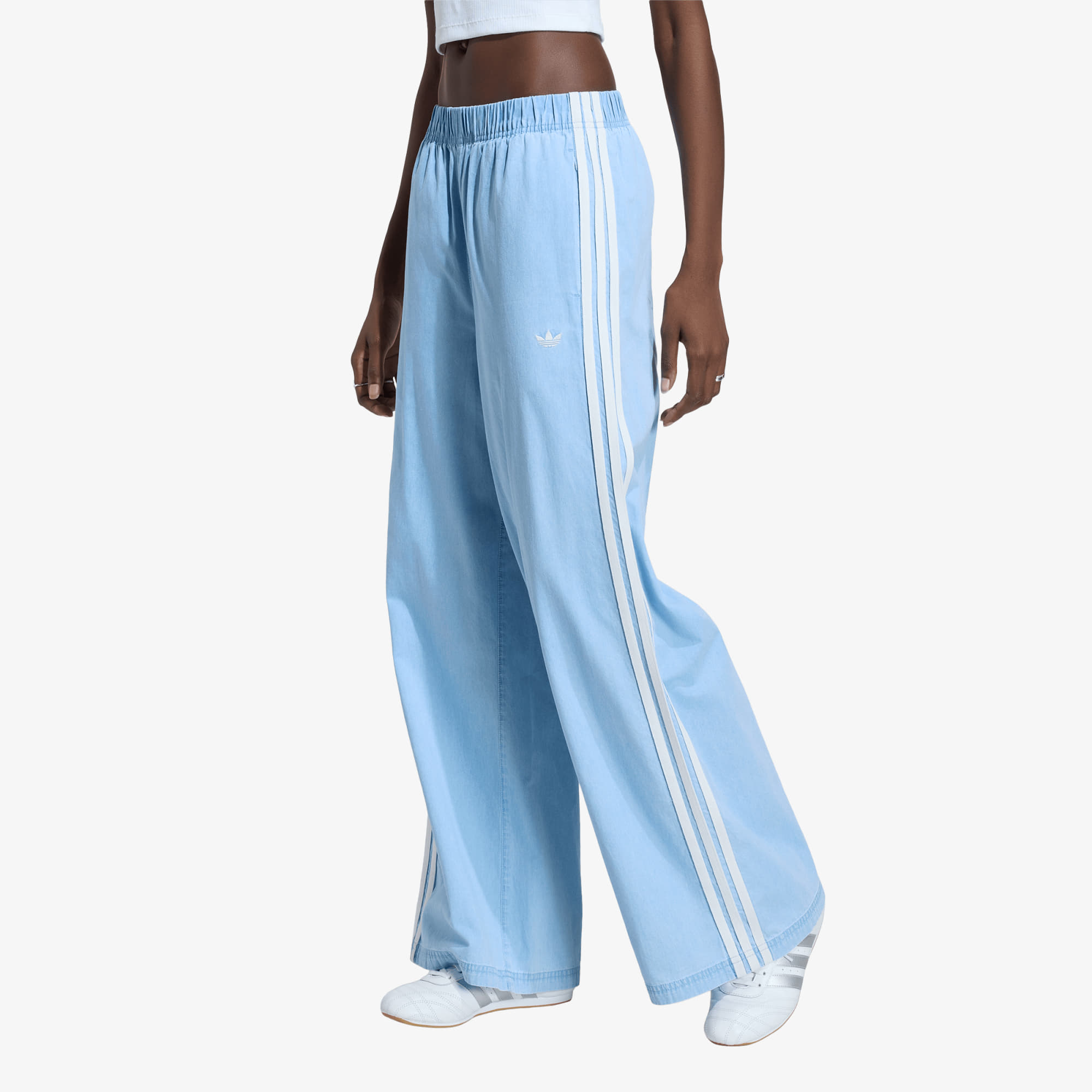 Pants adidas Originals Summer Glow Denim Wide Leg Light Denim M Pants adidas Originals Summer Glow Denim Wide Leg Light Denim M