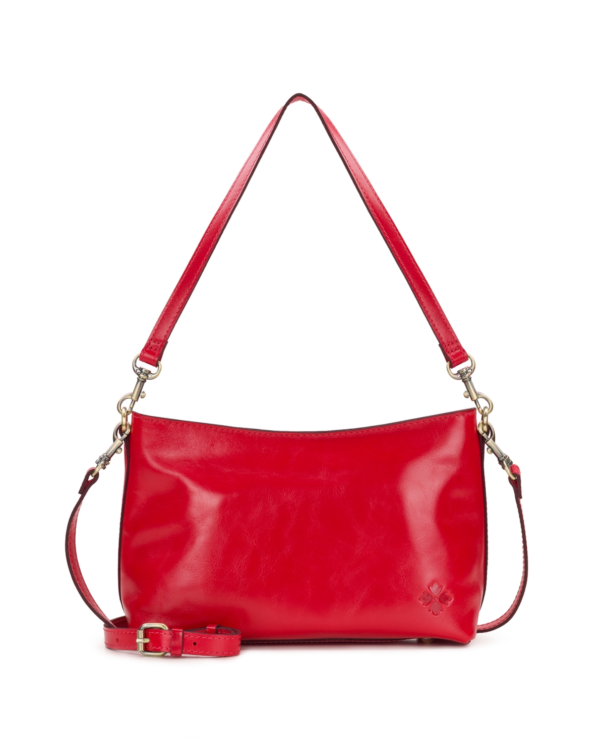 Patricia Nash Betta Medium Leather Shoulder Handbag – Strawberry Patricia Nash Betta Medium Leather Shoulder Handbag – Strawberry