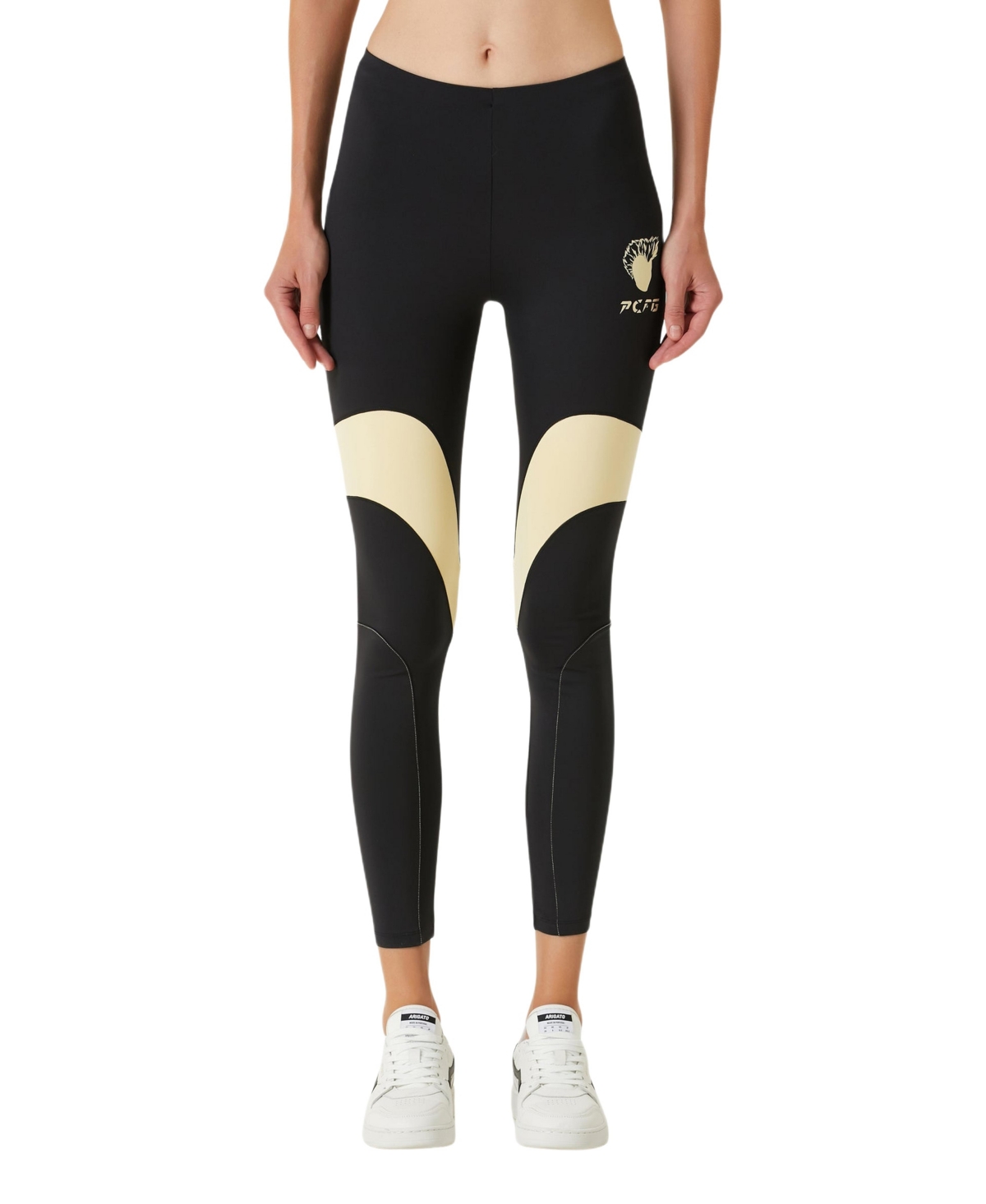 Pcfg Women’s Boomerang Leggings – Black/beige Pcfg Women’s Boomerang Leggings – Black/beige