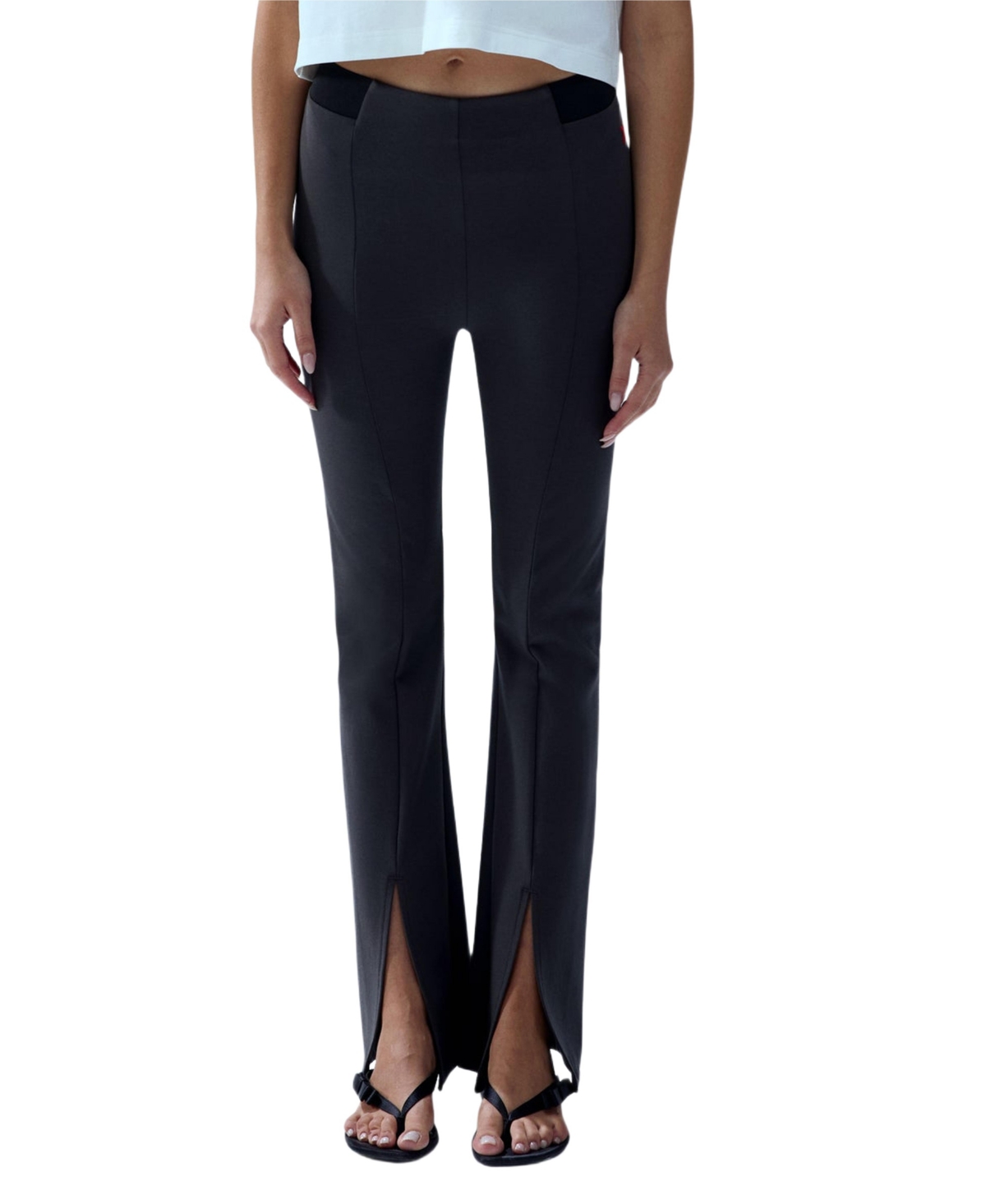 Pcfg Women’s Cotton Blend Stretch Flare Leggings – Asphalt Pcfg Women’s Cotton Blend Stretch Flare Leggings – Asphalt