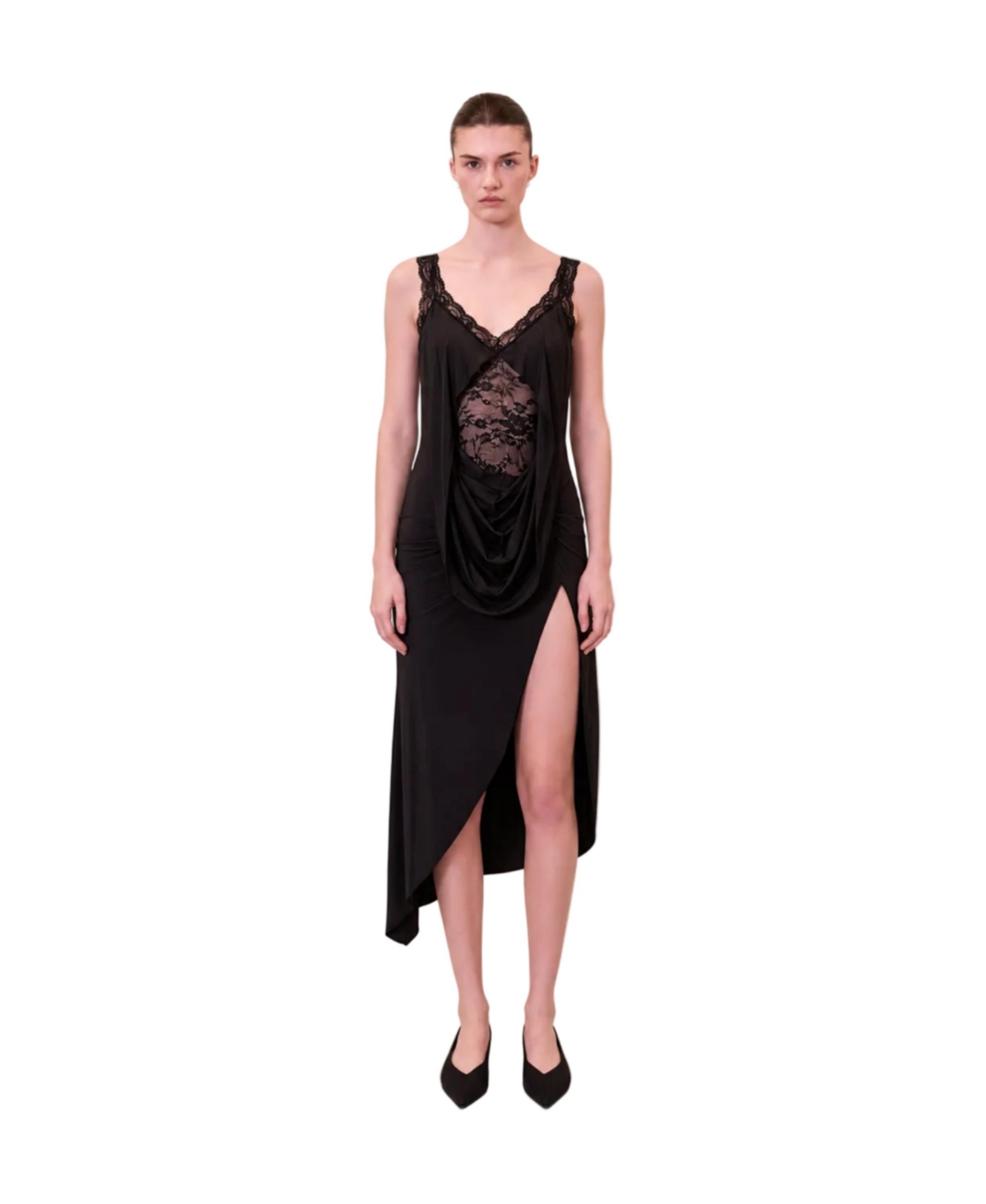 Pcfg Women’s Daydreamers Sleeveless Lace Detail Dress – Black Pcfg Women’s Daydreamers Sleeveless Lace Detail Dress – Black