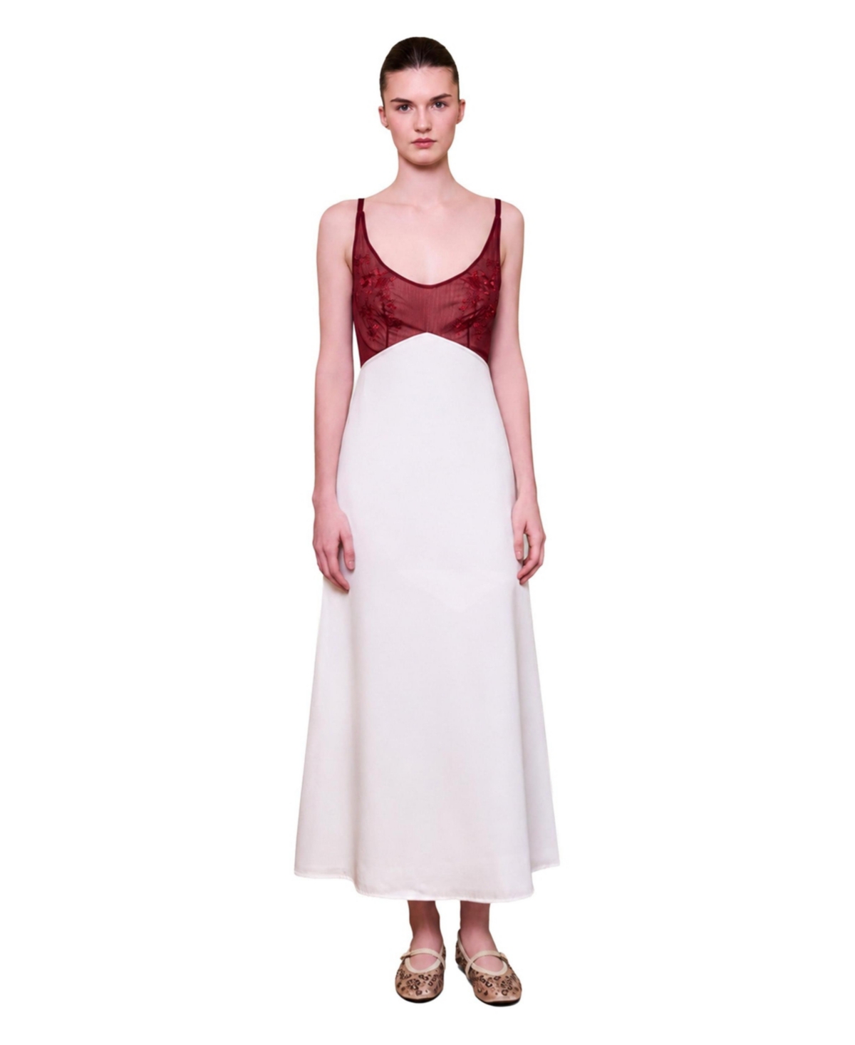 Pcfg Women’s The Broderie Anglaise Edit Embroidered Floral Midi Dress Pcfg Women’s The Broderie Anglaise Edit Embroidered Floral Midi Dress