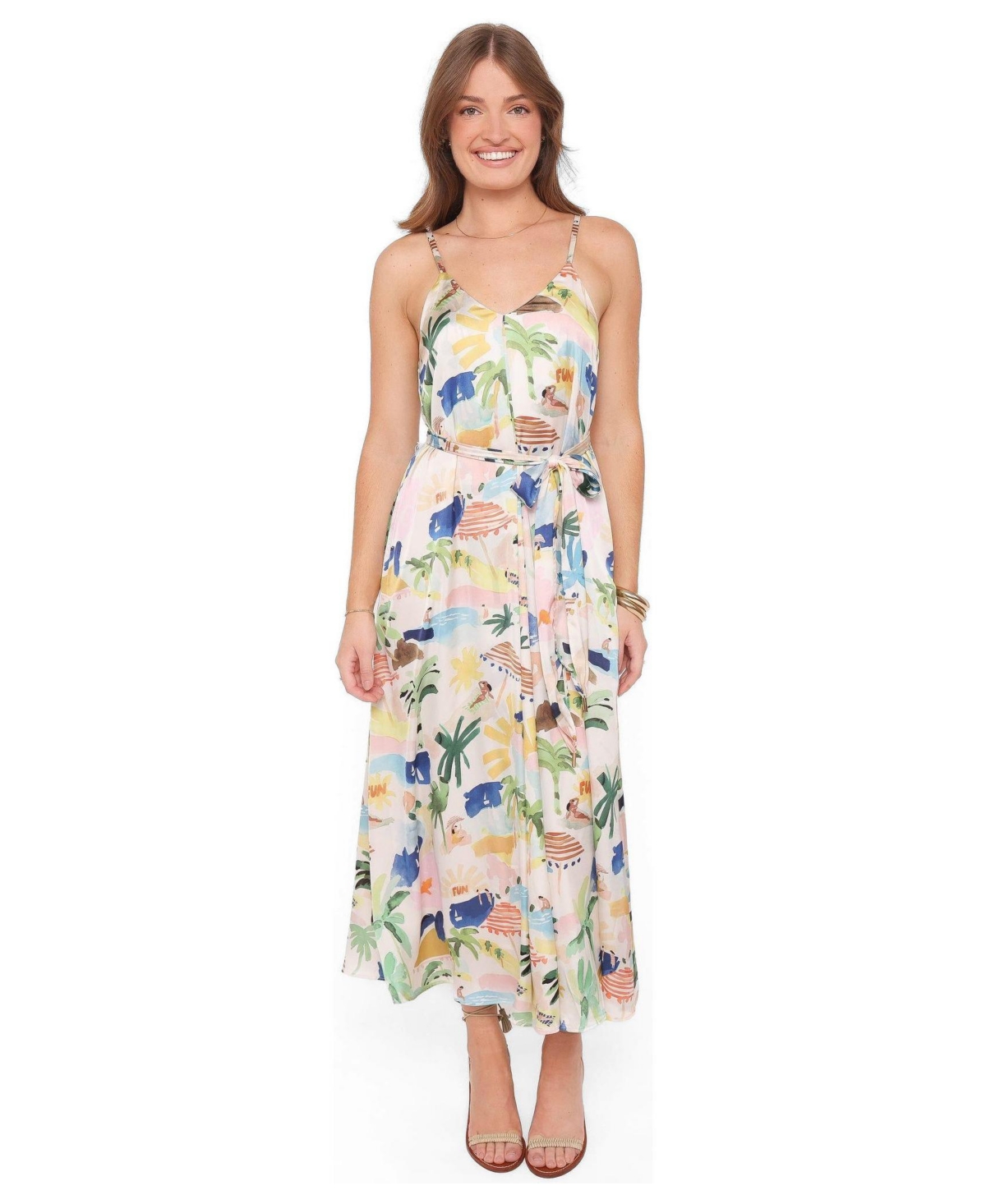 Petal and Pup Women’s Coralee Maxi Dress – Cream resost isle