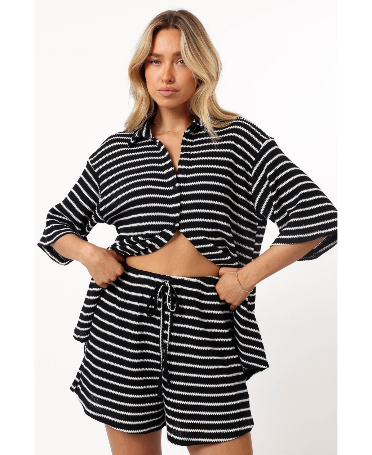 Petal and Pup Womens Linnea Short Set – Black Petal and Pup Womens Linnea Short Set – Black