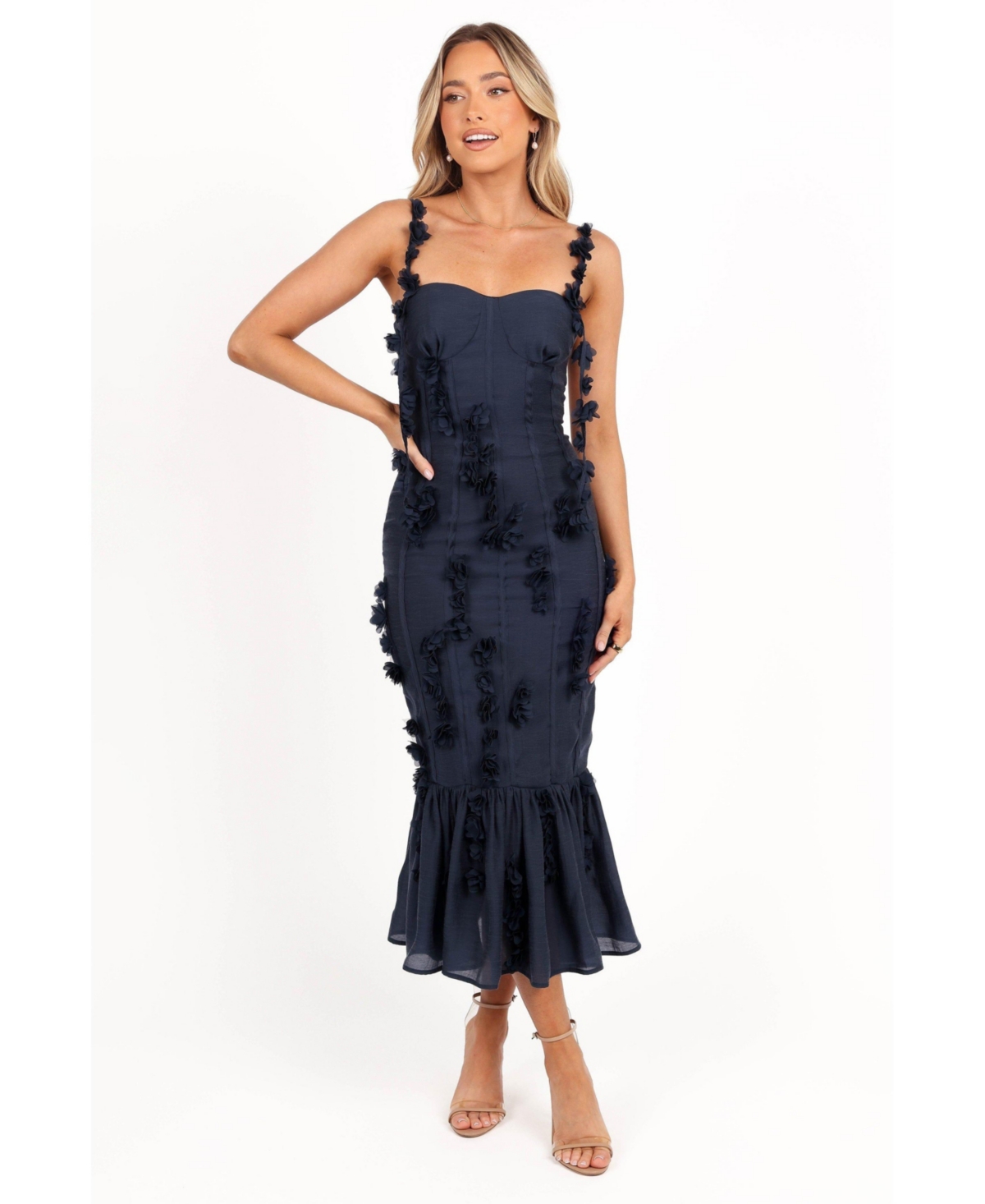 Petal and Pup Women’s Posedly Midi Dress – Navy Petal and Pup Women’s Posedly Midi Dress – Navy