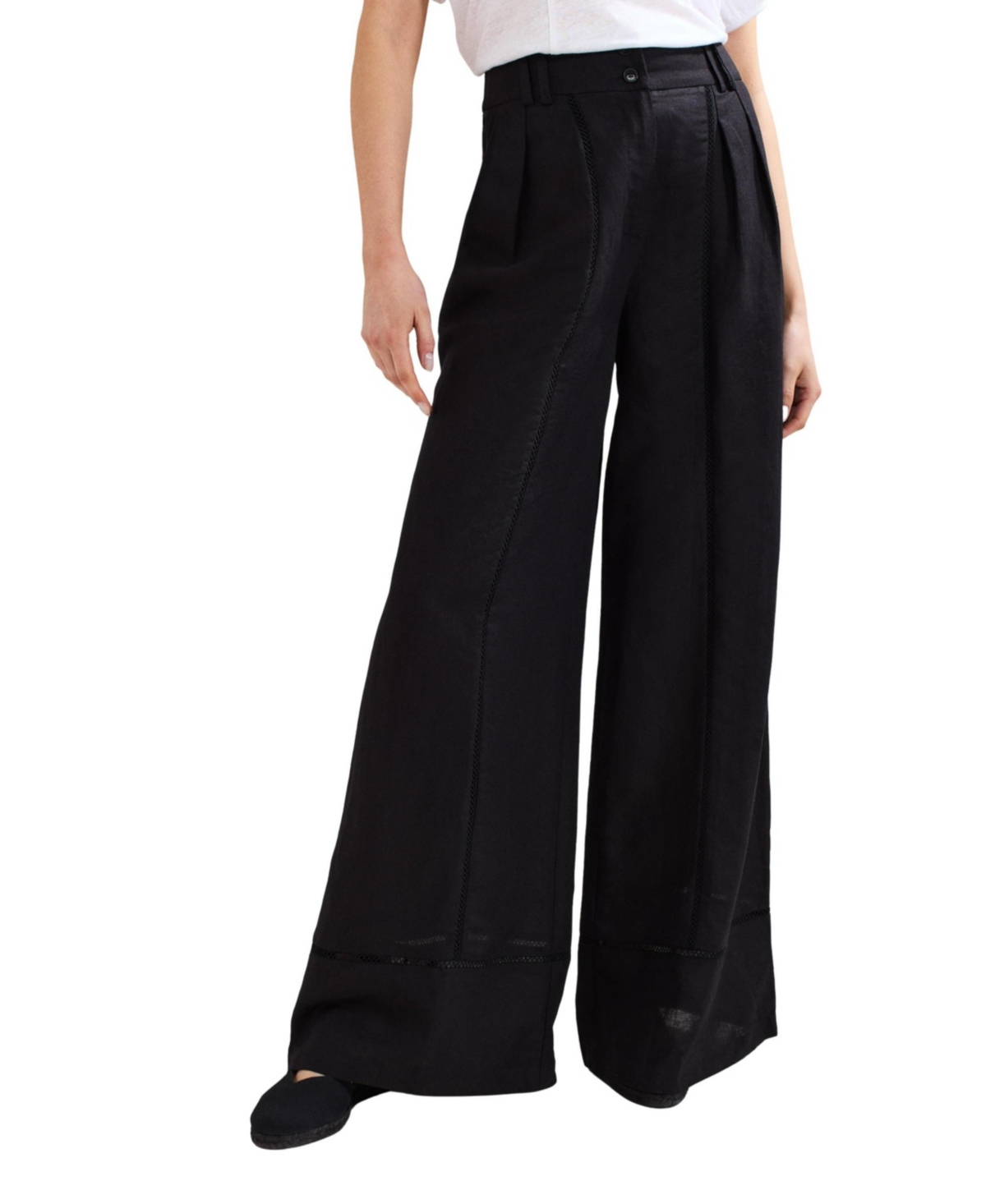 Phase Eight Women’s Ayse Linen Trouser – Black Phase Eight Women’s Ayse Linen Trouser – Black