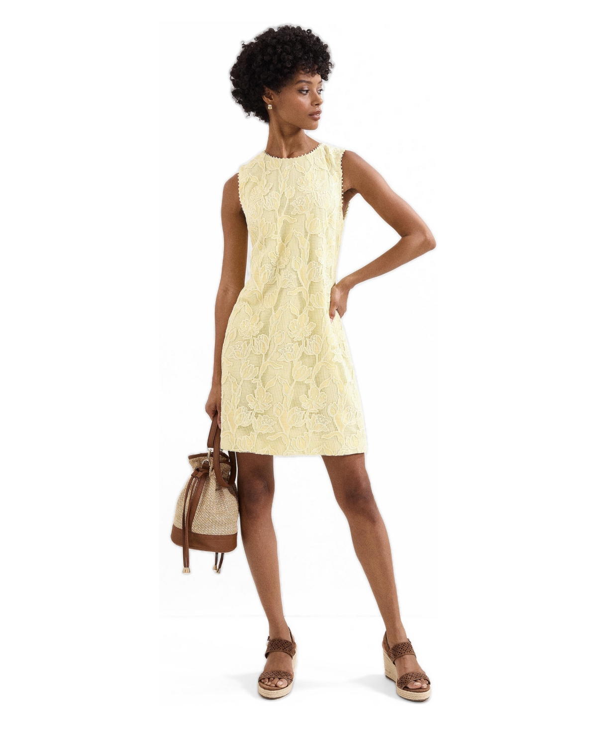 Phase Eight Women’s Bryony Lace Dress – Pale yellow Phase Eight Women’s Bryony Lace Dress – Pale yellow