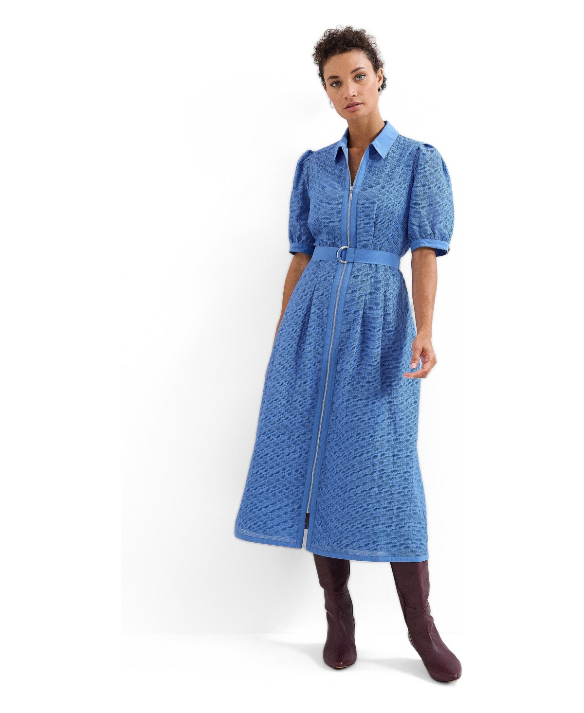 Phase Eight Women’s Casey Belted Midi Dress – Blue Phase Eight Women’s Casey Belted Midi Dress – Blue