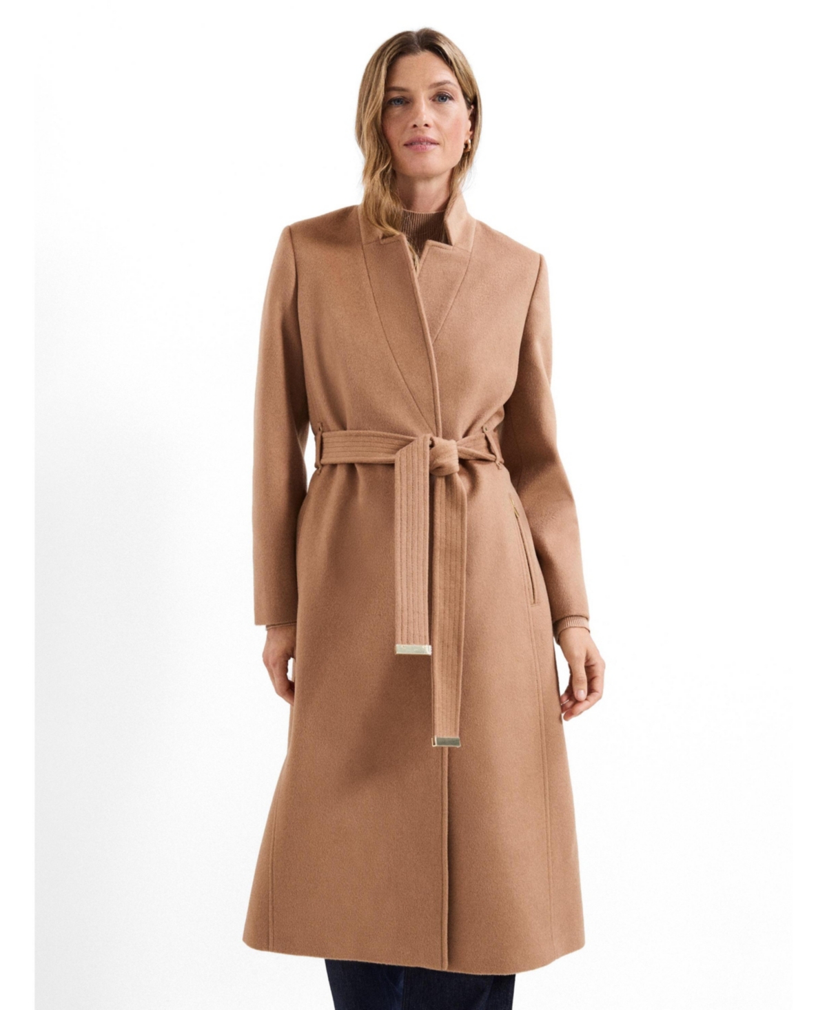 Phase Eight Women’s Charlotte Wool Coat – Camel Phase Eight Women’s Charlotte Wool Coat – Camel