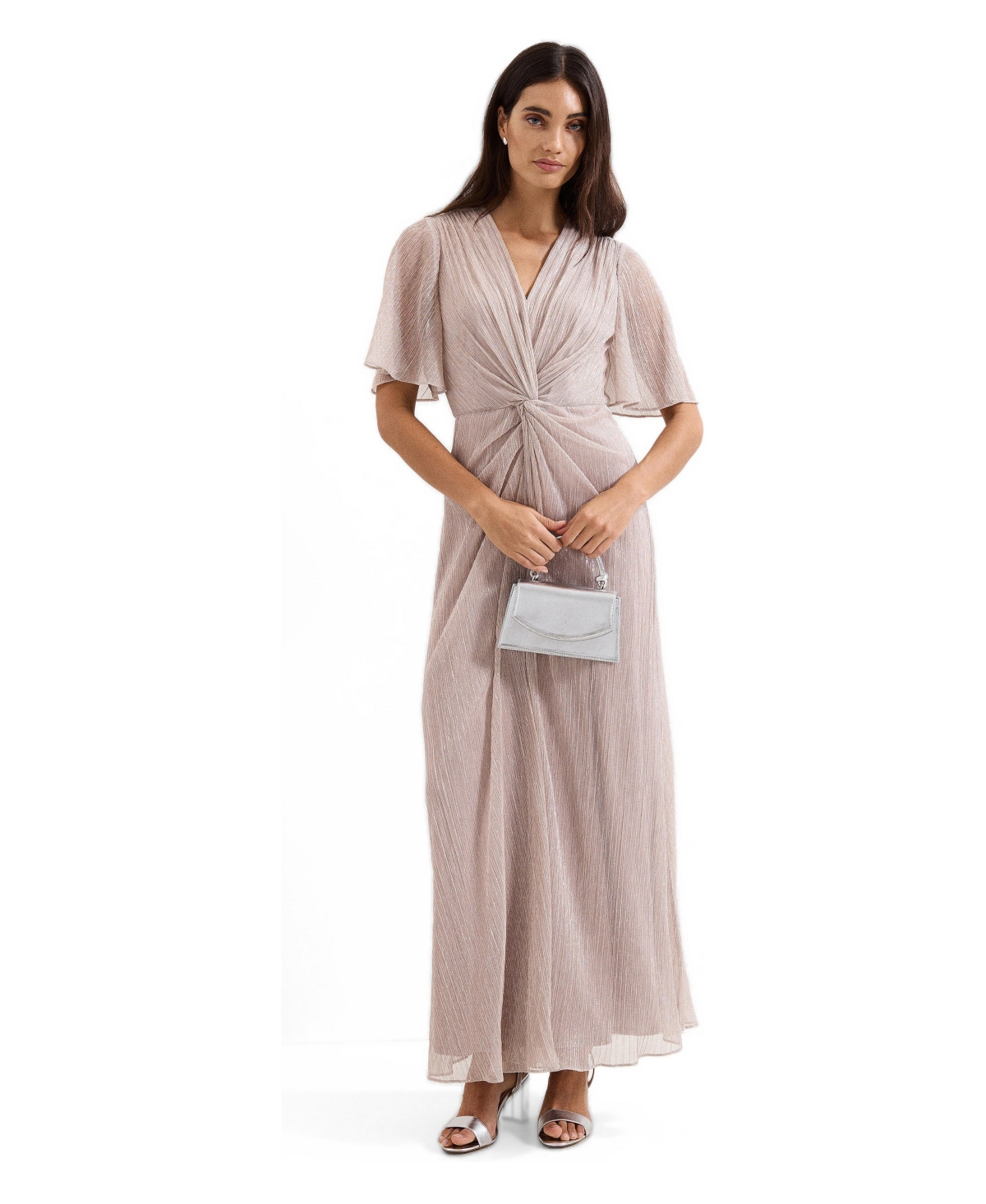 Phase Eight Women’s Dorinda Metallic Twist Front Maxi Dress – Metallic Phase Eight Women’s Dorinda Metallic Twist Front Maxi Dress – Metallic