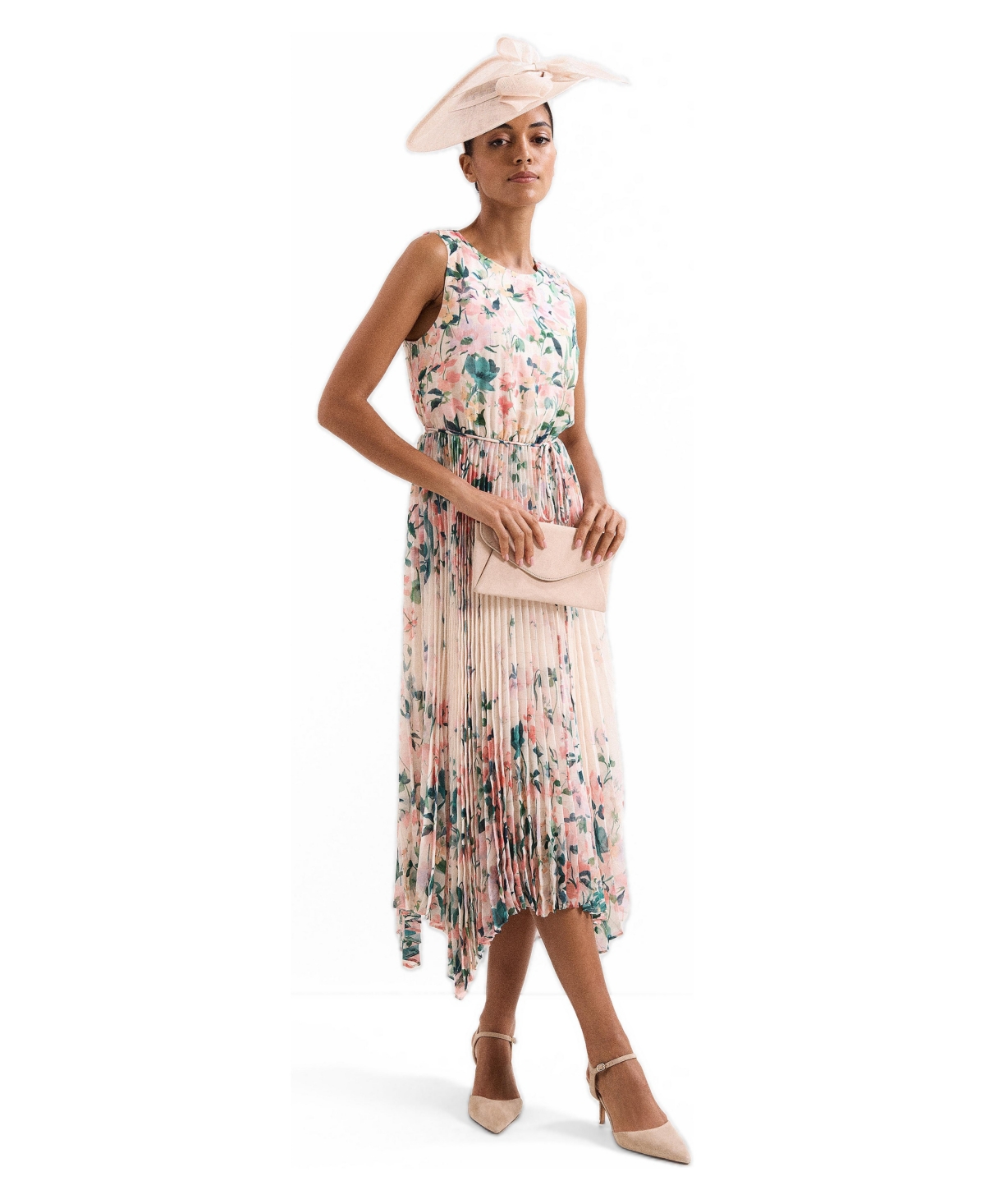 Phase Eight Women’s Georgiana Sleeveless Midi Dress – Pink Phase Eight Women’s Georgiana Sleeveless Midi Dress – Pink