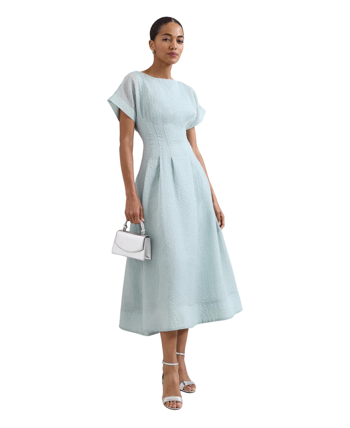 Phase Eight Women’s Laya Boat Neck Midi Dress – Pale blue Phase Eight Women’s Laya Boat Neck Midi Dress – Pale blue
